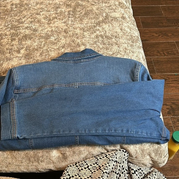 Social Standards by Sanctuary Stretch Denim Jacket Sz XL Shade- Winnie​​​ - Picture 7 of 9